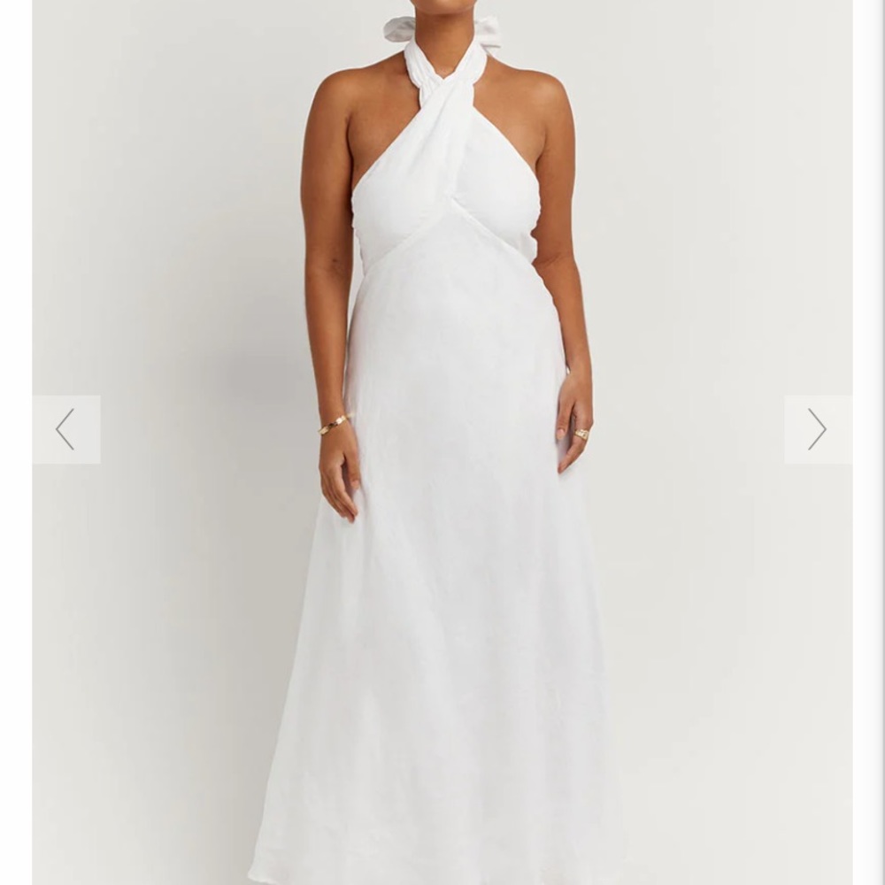 Never worn Linen Dress by Dissh